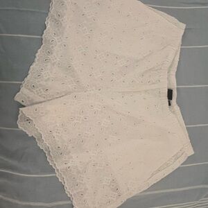 GAP White Eyelet Shorts